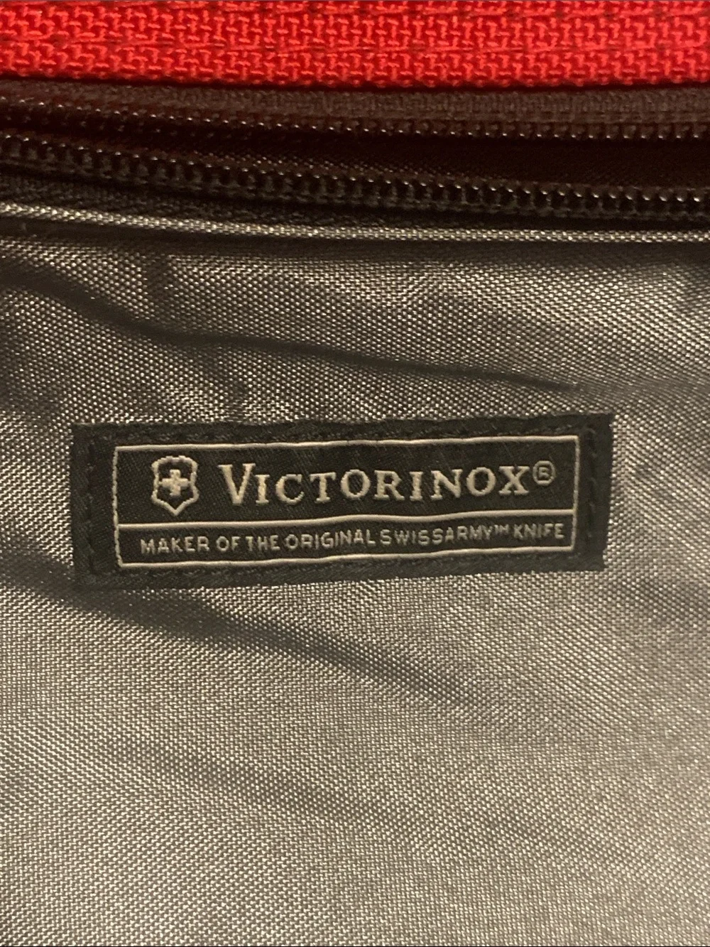 Victorinox by Swiss Army Knife Red Travel Bag with Black Handles